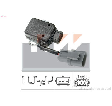 Senzor, poloha skrtici klapky KW 495 019