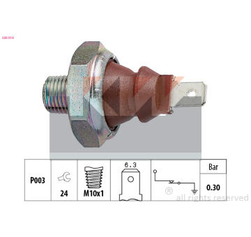 Olejový tlakový spínač KW 500 010