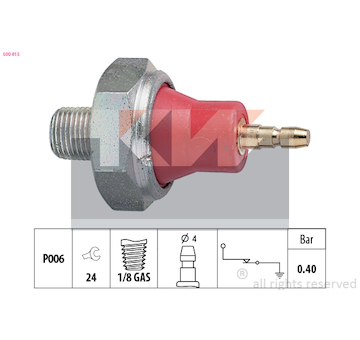 Olejový tlakový spínač KW 500 015