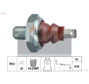 Olejový tlakový spínač KW 500 047