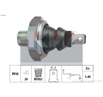 Olejový tlakový spínač KW 500 051