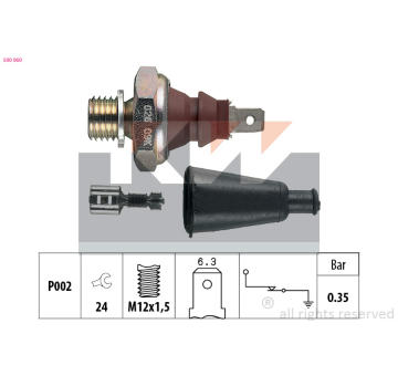 Olejový tlakový spínač KW 500 060