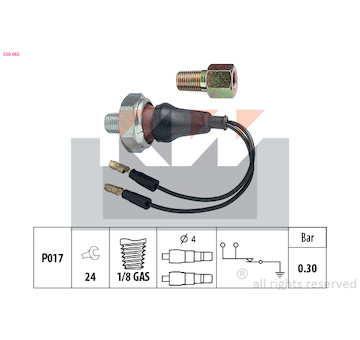 Olejový tlakový spínač KW 500 065