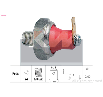 Olejový tlakový spínač KW 500 094