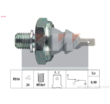 Olejový tlakový spínač KW 500 095