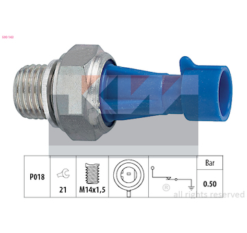 Olejový tlakový spínač KW 500 143