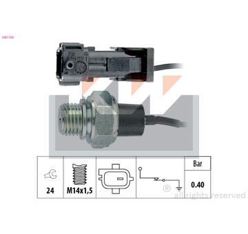 Olejový tlakový spínač KW 500 144