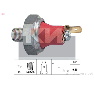 Olejový tlakový spínač KW 500 173