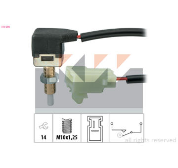 Spinac, ovladani spojky (rizeni motoru) KW 510 298