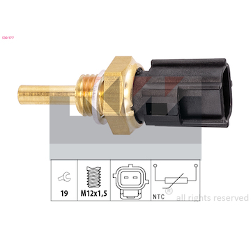 Snímač, teplota chladiva KW 530 177