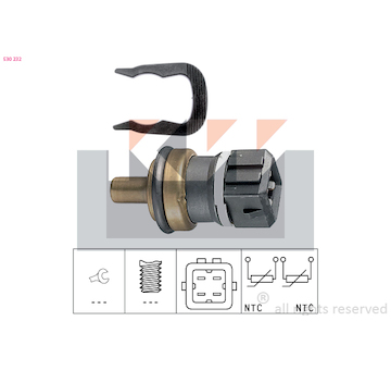 Snímač, teplota chladiva KW 530 232