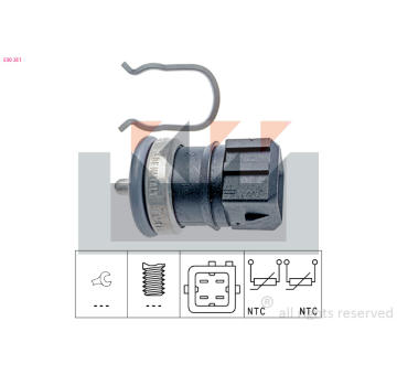 Snímač, teplota chladiva KW 530 251