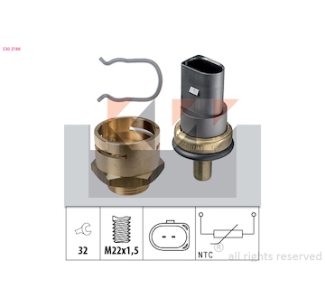 Snímač, teplota chladiva KW 530 278K