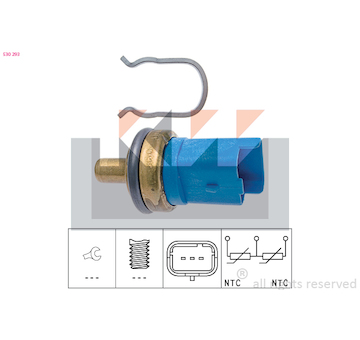 Snímač, teplota chladiva KW 530 293