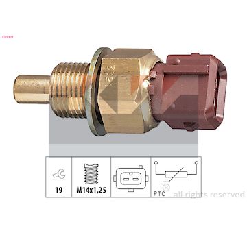 Snímač, teplota chladiva KW 530 321