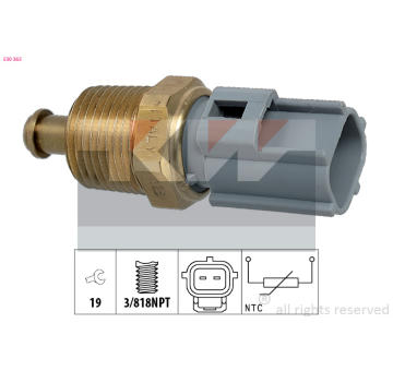 Snímač, teplota chladiva KW 530 363