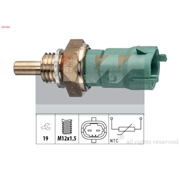 Snímač, teplota paliva KW 530 364