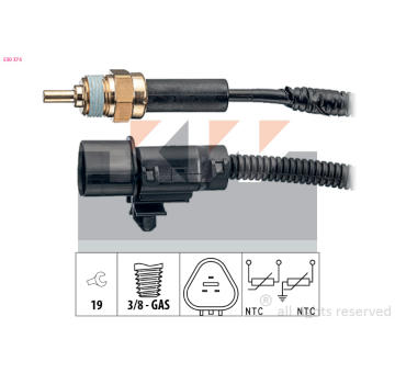 Snímač, teplota chladiva KW 530 374