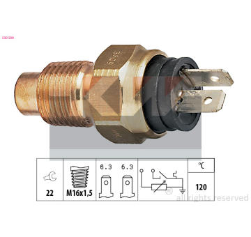Snímač, teplota chladiva KW 530 509