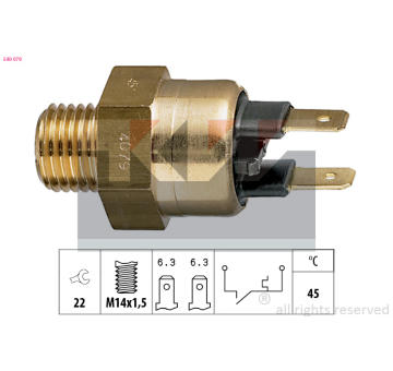 Teplotní spínač KW 540 079
