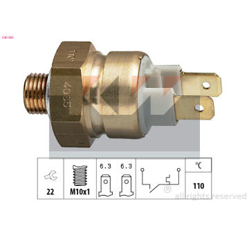 Teplotní spínač KW 540 085