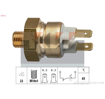 Teplotní spínač KW 540 112