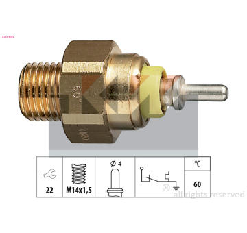 Teplotní spínač KW 540 120