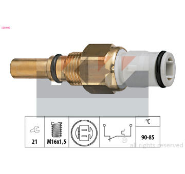 Teplotní spínač, větrák chladiče KW 550 090