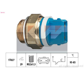 Teplotní spínač, větrák chladiče KW 550 122