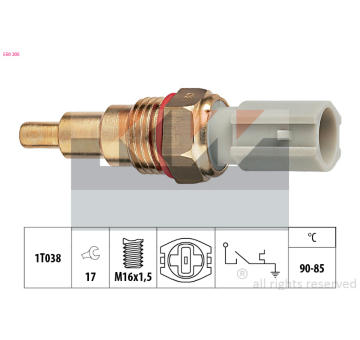 Teplotní spínač, větrák chladiče KW 550 205