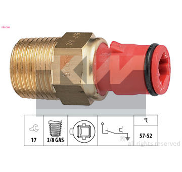 Teplotní spínač, větrák chladiče KW 550 206