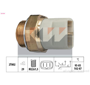 Teplotní spínač, větrák chladiče KW 550 605