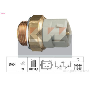 Teplotní spínač, větrák chladiče KW 550 624