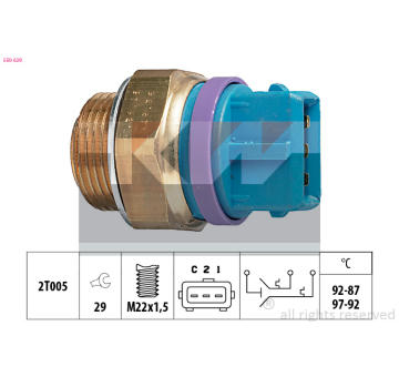 Teplotní spínač, větrák chladiče KW 550 629