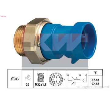 Teplotní spínač, větrák chladiče KW 550 642