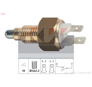 Spínač, světlo zpátečky KW 560 009