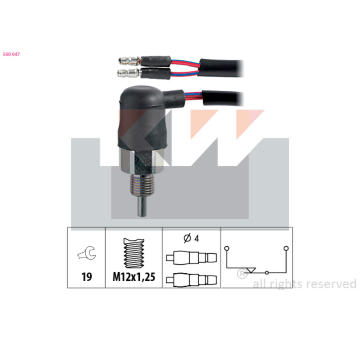 Spínač, světlo zpátečky KW 560 047