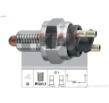 Spínač, světlo zpátečky KW 560 071