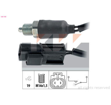 Spínač, světlo zpátečky KW 560 140
