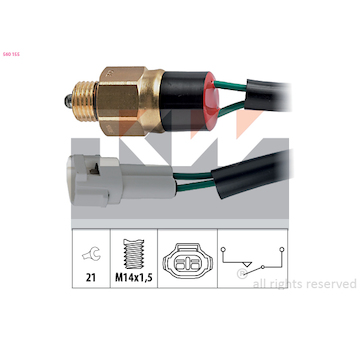 Spínač, světlo zpátečky KW 560 155