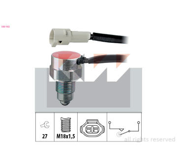 Spínač, světlo zpátečky KW 560 162