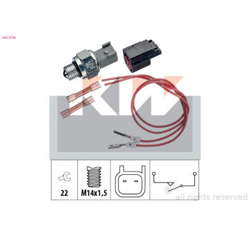 Spínač, světlo zpátečky KW 560 274K