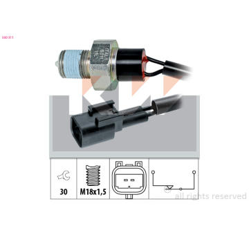 Spínač, světlo zpátečky KW 560 311