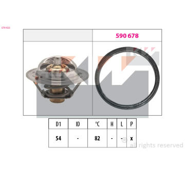 Termostat, chladivo KW 579 923