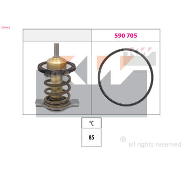 Termostat, chladivo KW 579 953