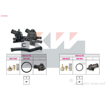 Termostat, chladivo KW 579 955KK