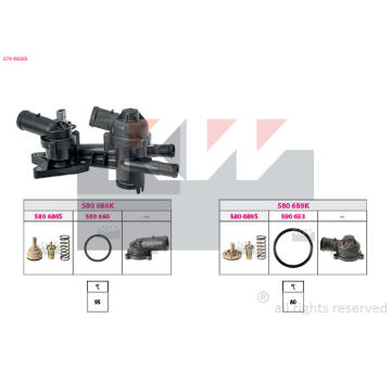 Termostat, chladivo KW 579 960KK