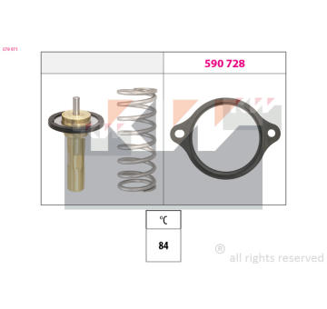 Termostat, chladivo KW 579 971