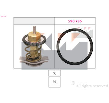 Termostat, chladivo KW 579 973
