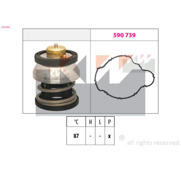 Termostat, chladivo KW 579 976